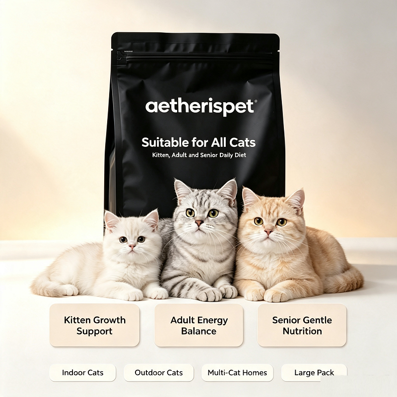 Aetherispet All-Age Freeze-Dried Blended Nutritious Dry Cat Food for All Breeds Cats - Image 2