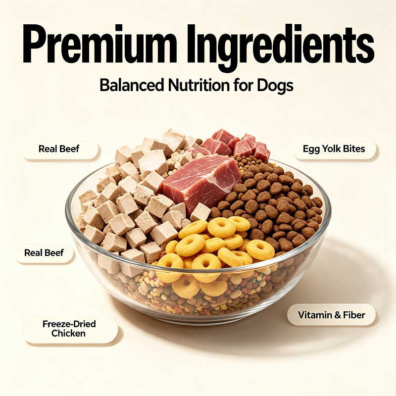 Aetherispet Freeze-Dried 11 Blend Complete Dry Dog Food for All Breeds High Palatability Canine Daily Kibble - Image 5